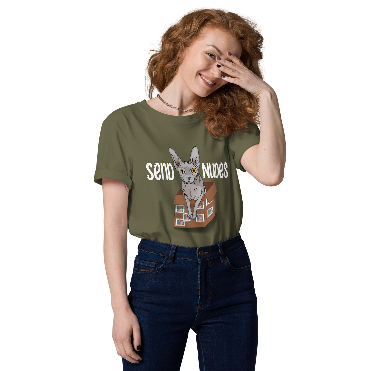 "SEND NUDES" UNISEX ECO TEE
