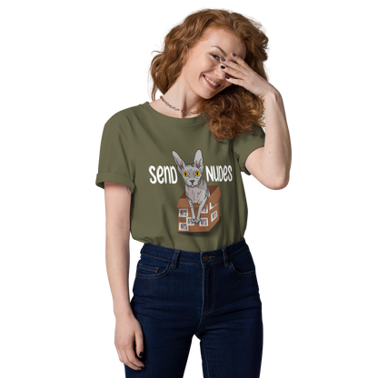 "SEND NUDES" UNISEX ECO TEE