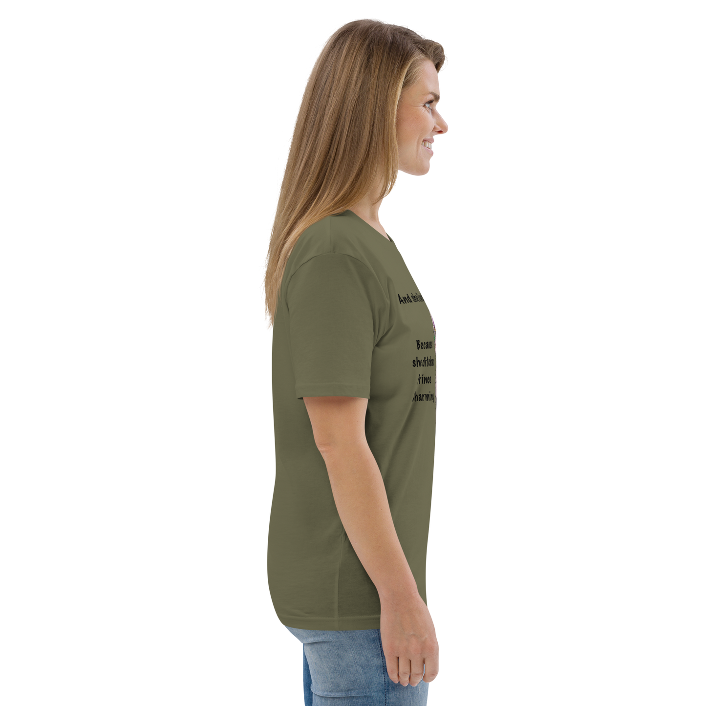 "DITCHED PRINCE CHARMING & GOT A SPHYNX CAT" ECO TEE