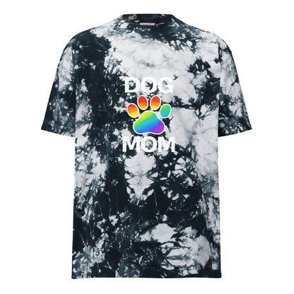 Pride Dog Mom Oversized Tie-dye T-shirt (3 Colors)