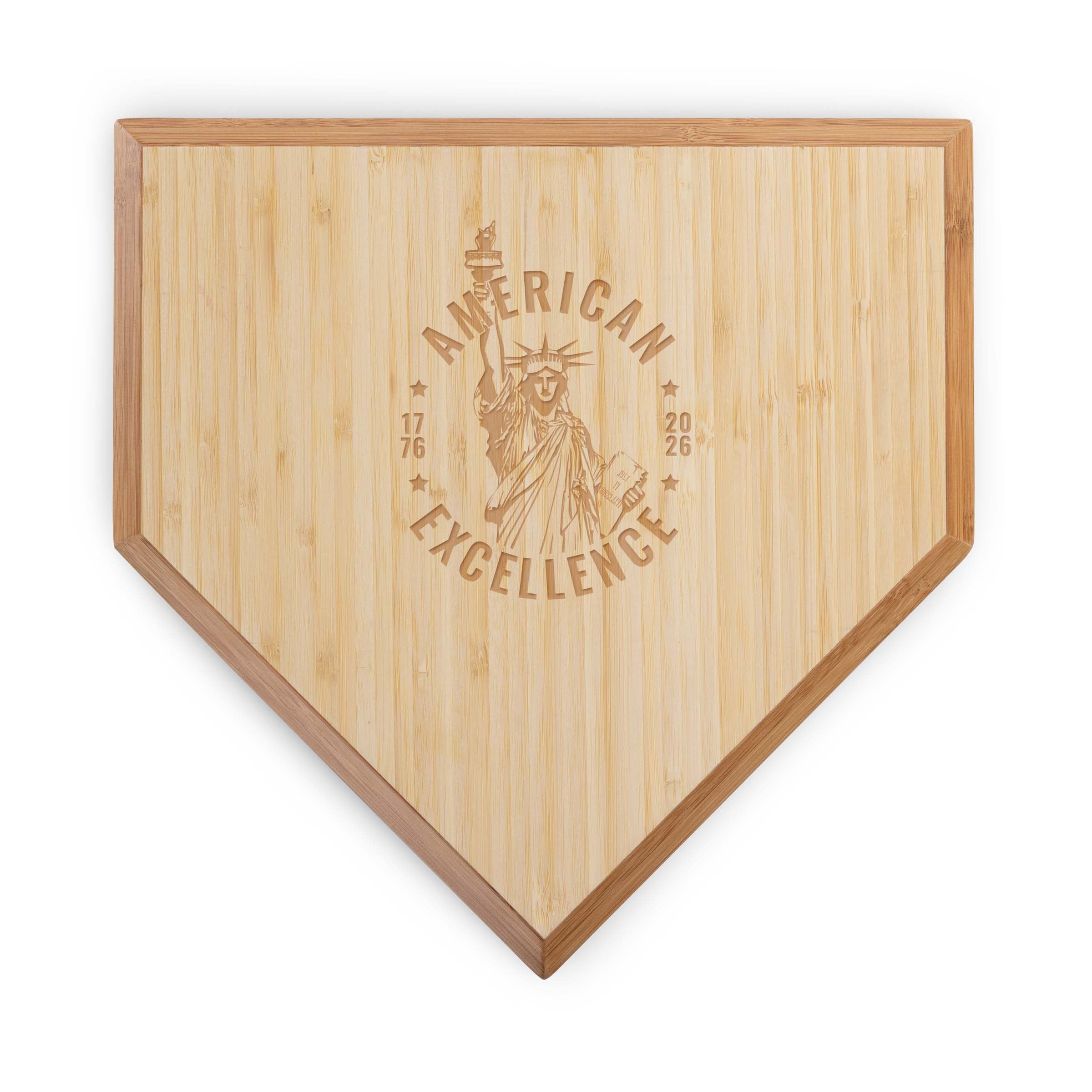 America250 American Excellence - Home Plate Serving Board