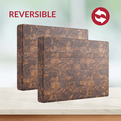 Medium End Grain Walnut Wood Butcher Block
