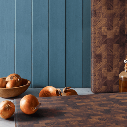 Medium End Grain Walnut Wood Butcher Block