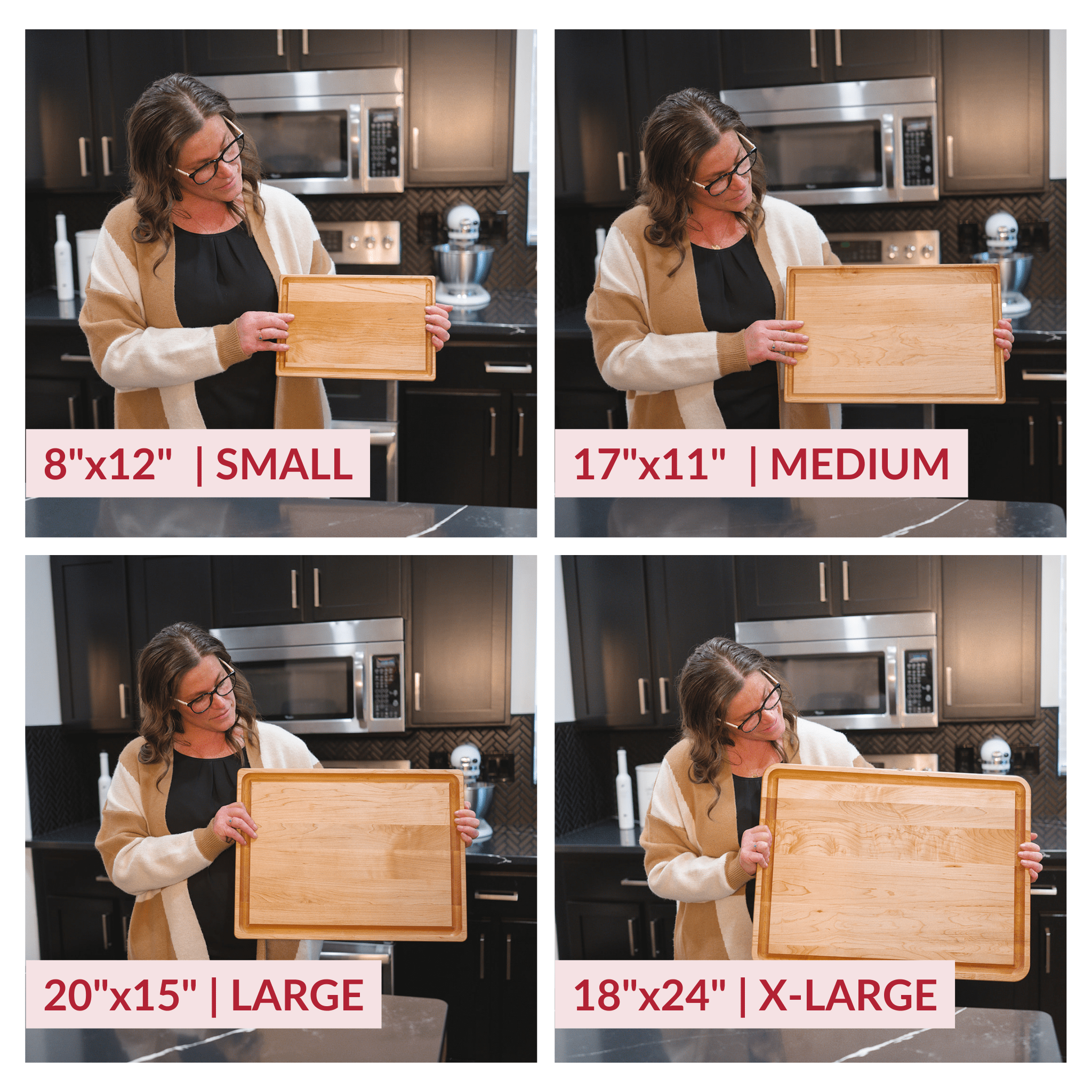 Medium Maple Wood Cutting Board