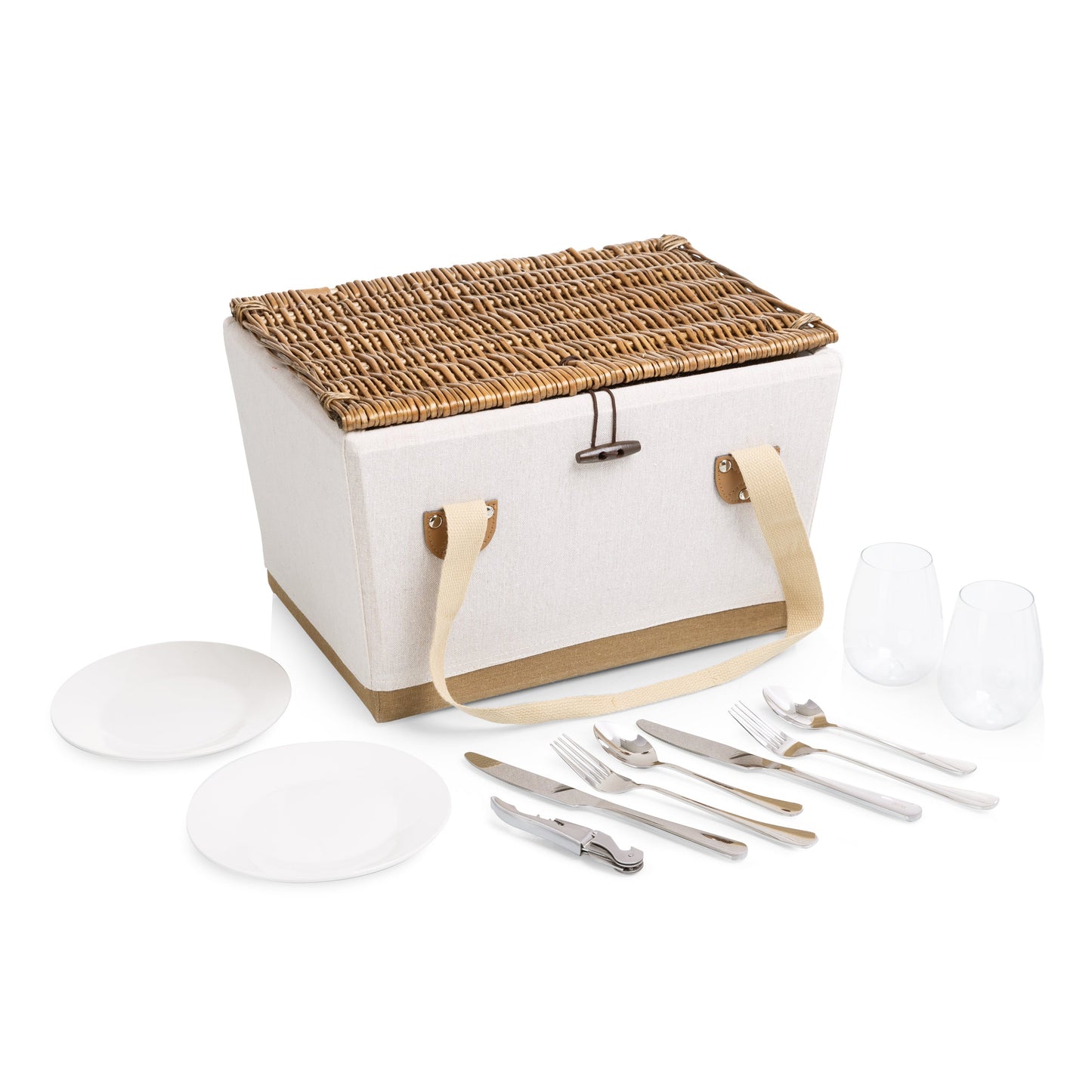Lemongrove Picnic Basket for 2