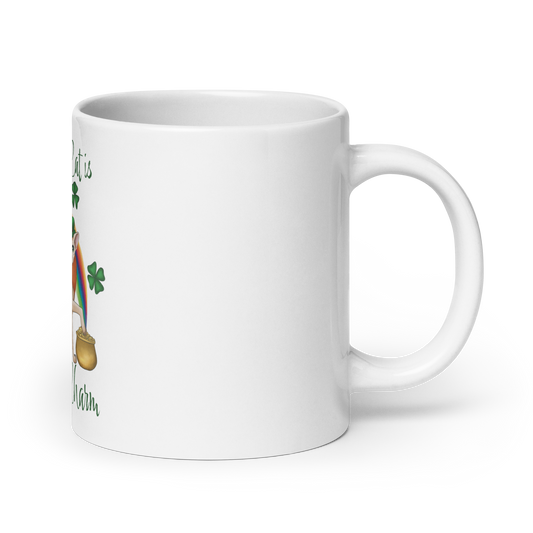 "MY SPHYNX IS MY LUCKY CHARM" COFFEE MUG