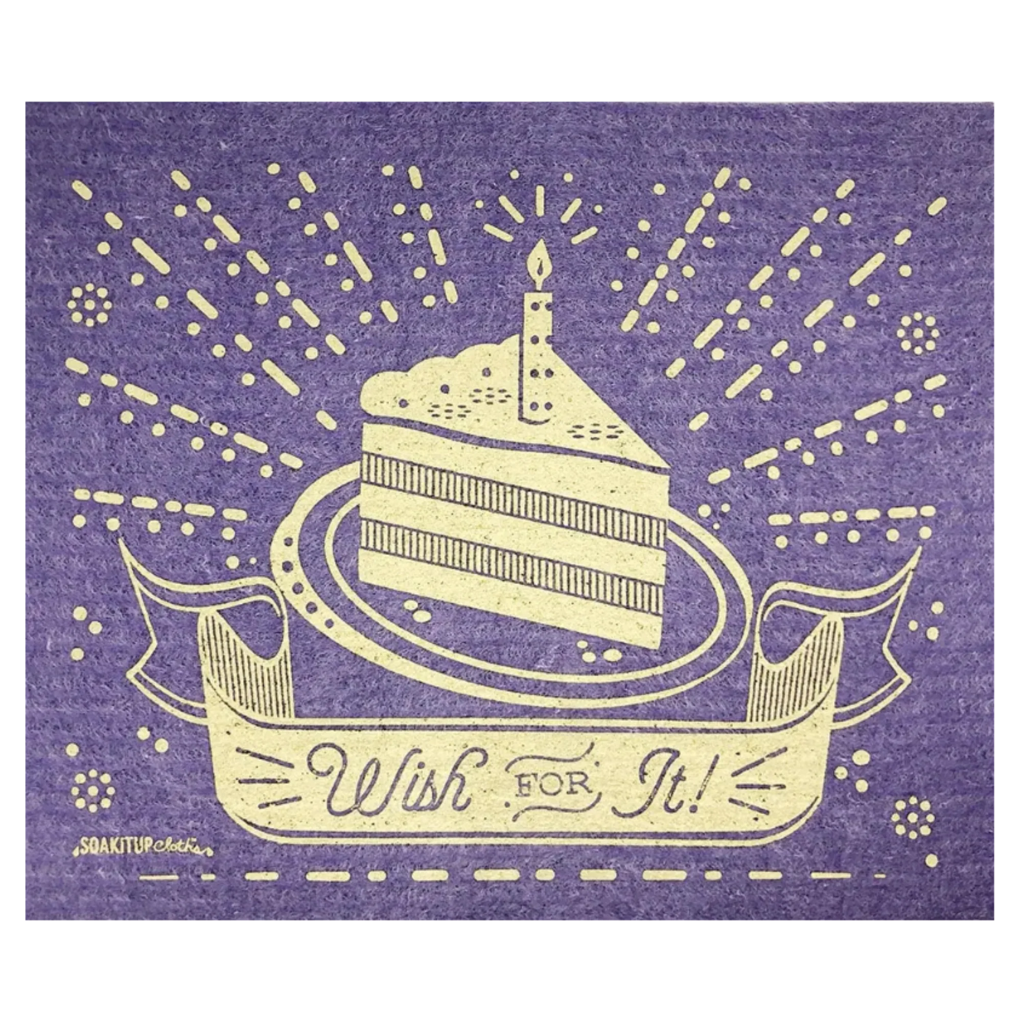 Wish for it! Cake | Eco-friendly Swedish Dishcloth- Soak iT Up