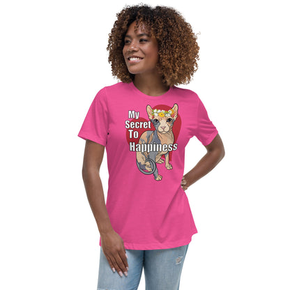 "MY SECRET TO HAPPINESS" TEE