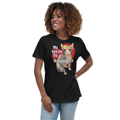 "MY SECRET TO HAPPINESS" TEE