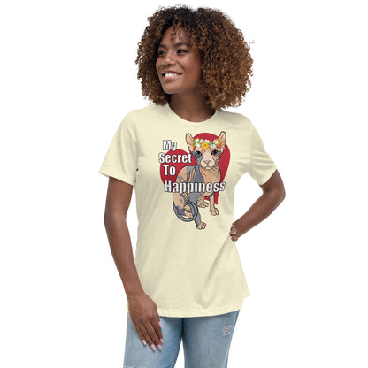 "MY SECRET TO HAPPINESS" TEE