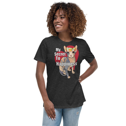 "MY SECRET TO HAPPINESS" TEE