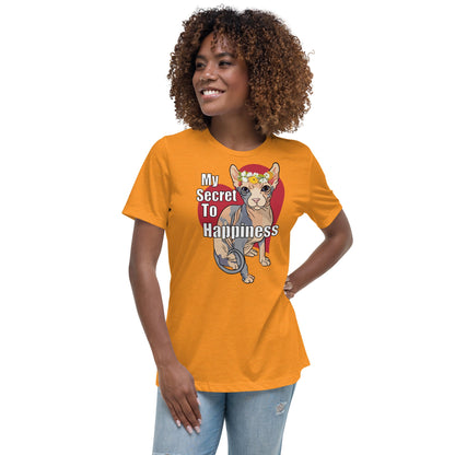 "MY SECRET TO HAPPINESS" TEE