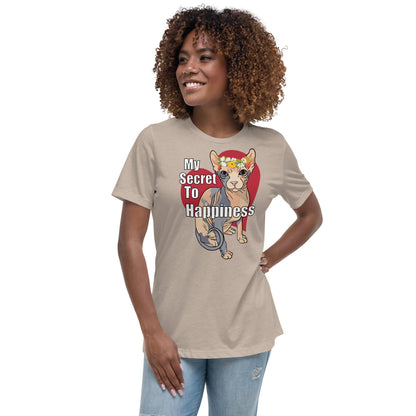 "MY SECRET TO HAPPINESS" TEE