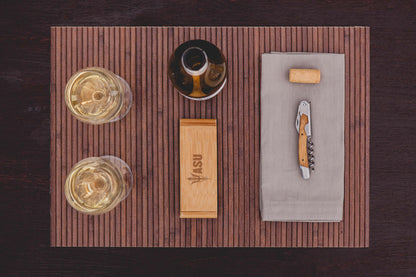 Arizona State Sun Devils - Elan Deluxe Corkscrew In Bamboo Box