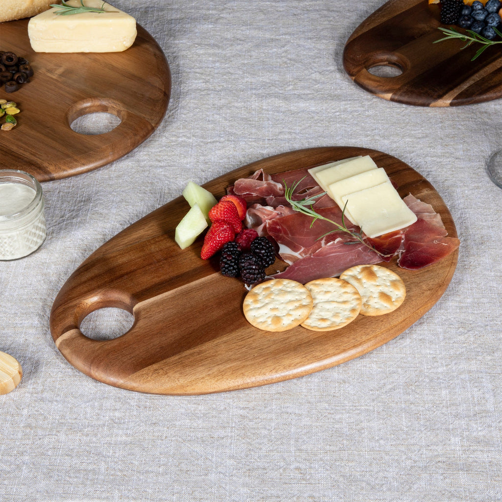 Pebble Shaped Acacia Serving Board 15" x 10"